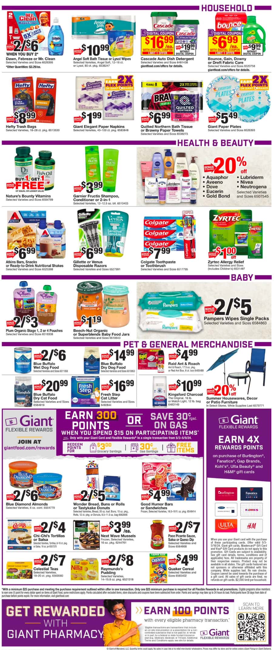 Giant Food Stores Weekly Ad May 3 - 9, 2024