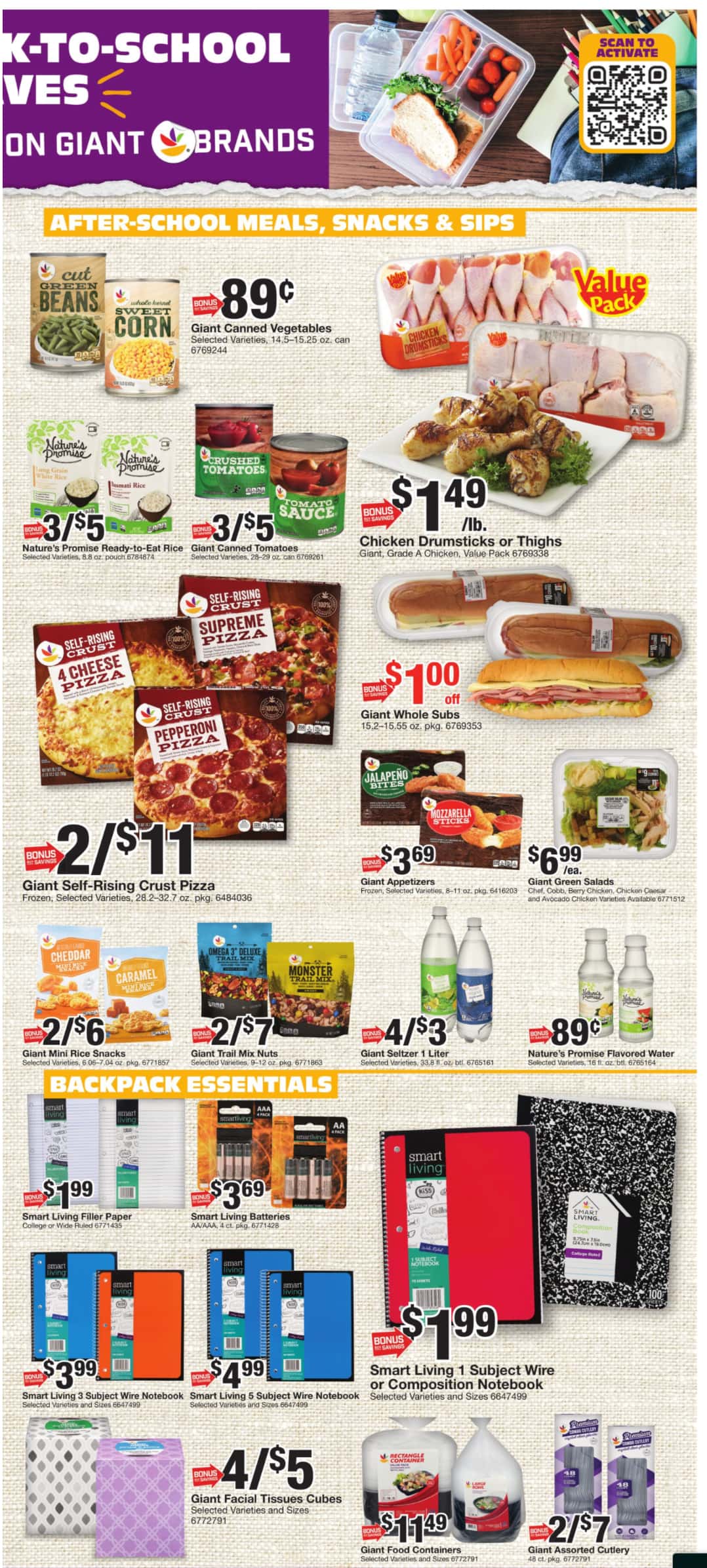 Giant Food Stores Weekly Ad August 16 - 22, 2024