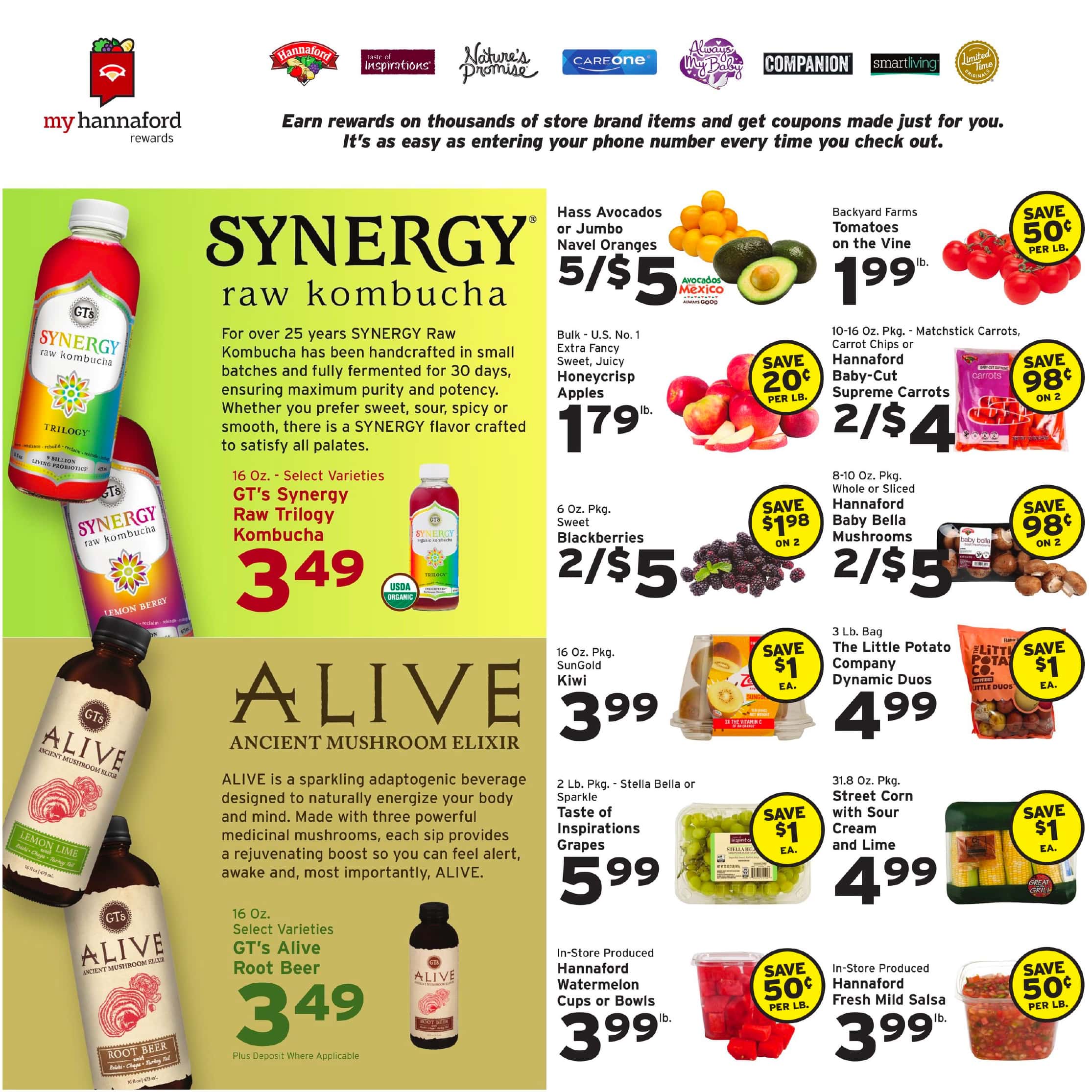 Hannaford Weekly Flyer August 18 - 24, 2024