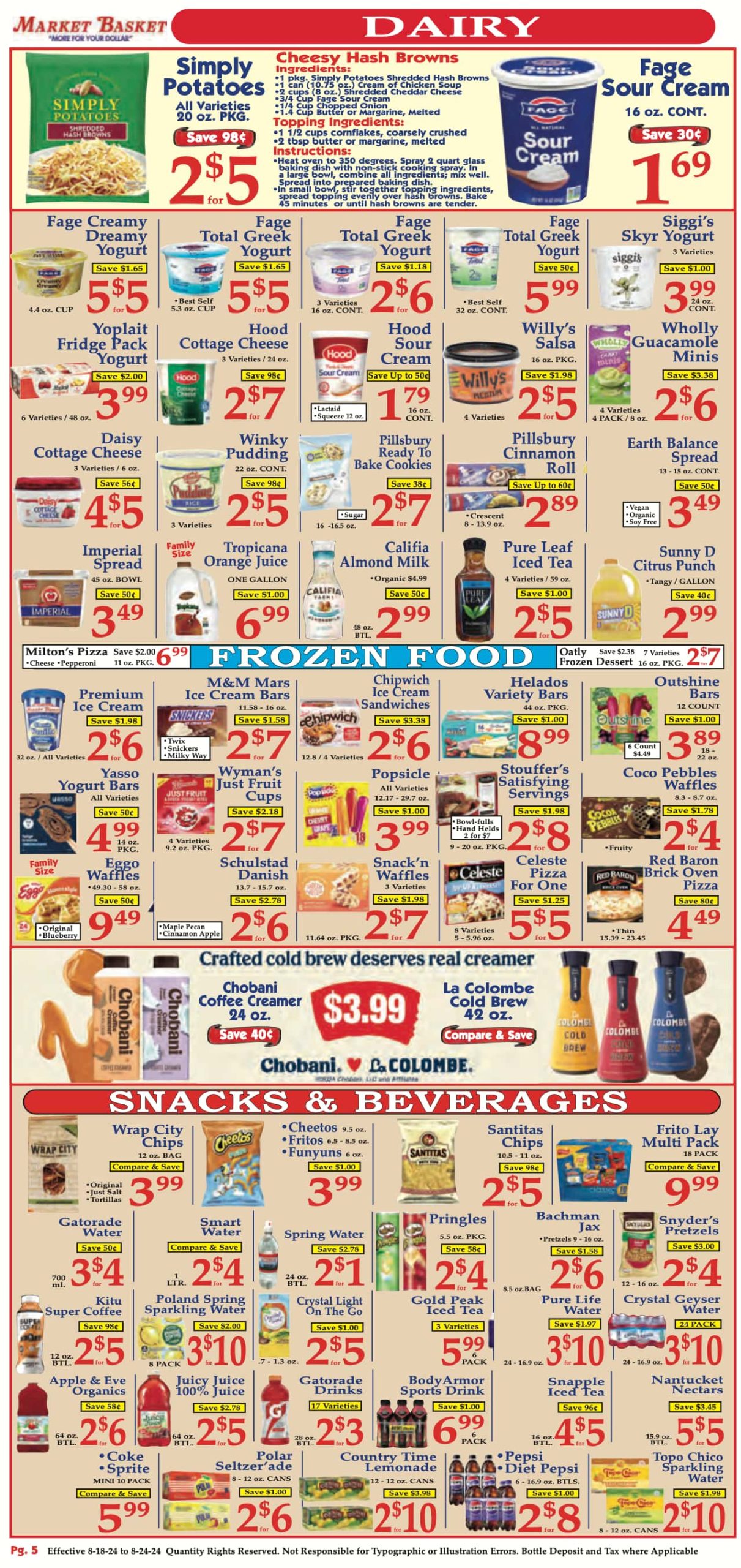 Market Basket Weekly Ad Preview for August 18 - 24, 2024