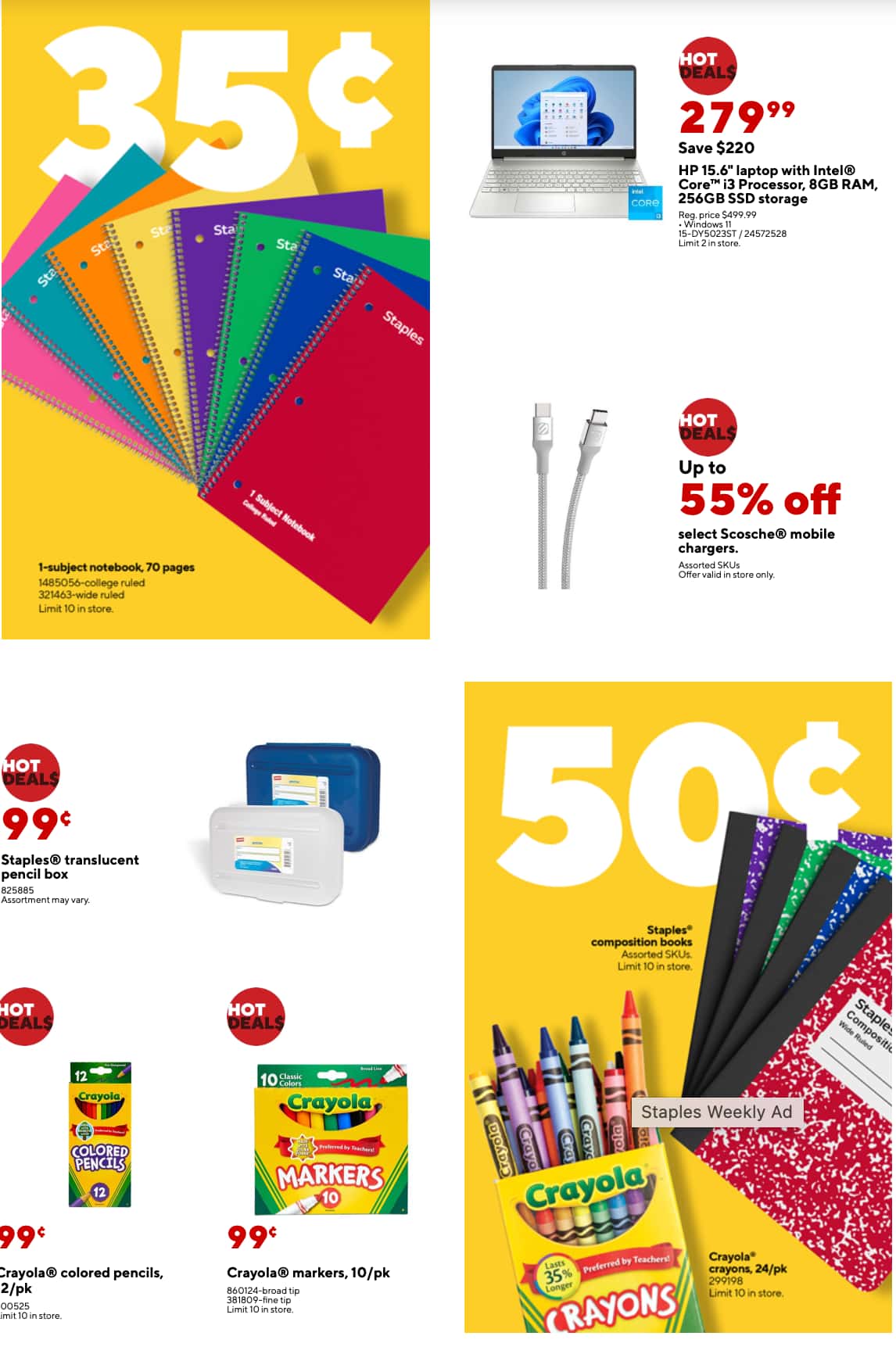 Staples Weekly Ad August 18 - 24, 2024