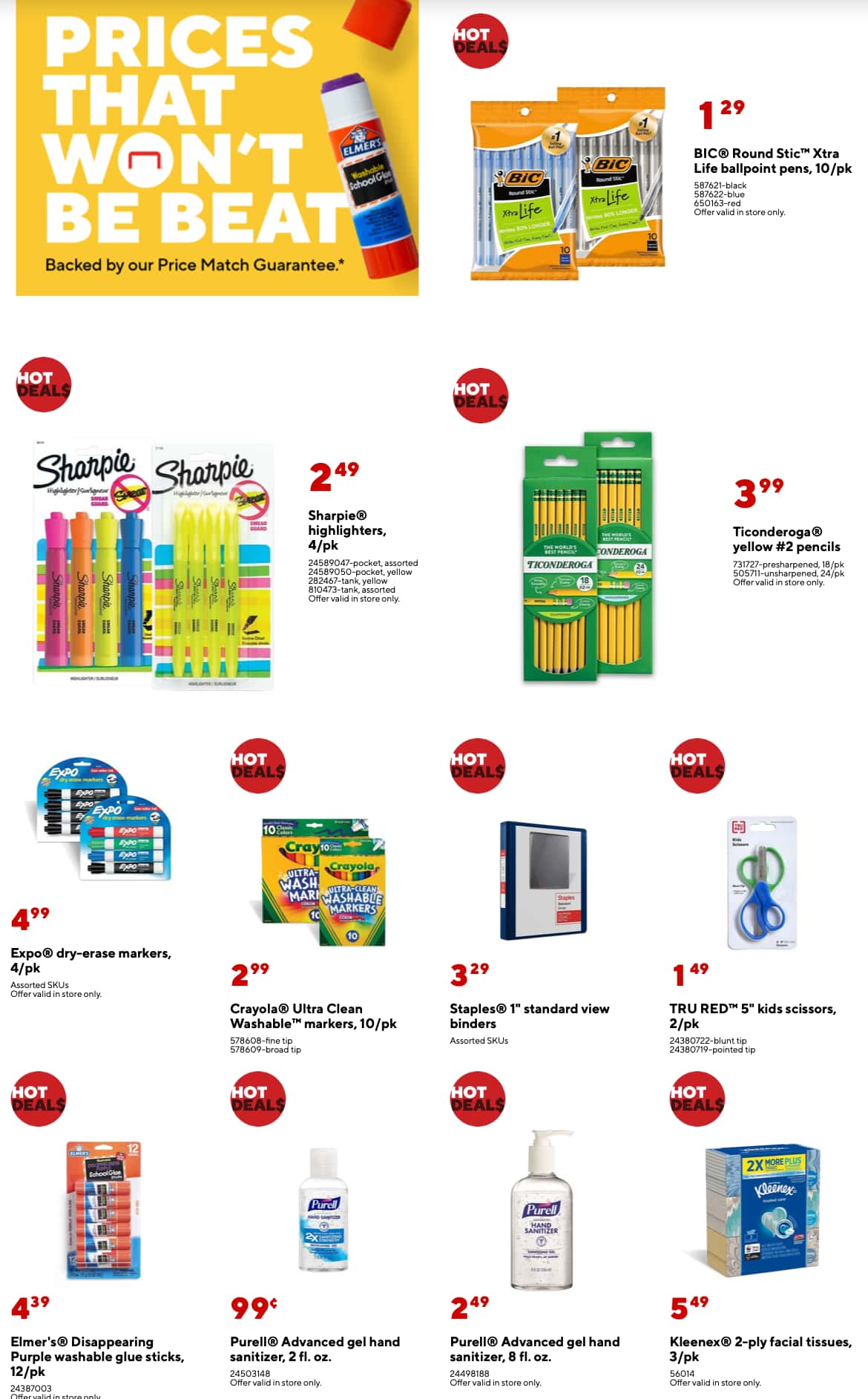 Staples Weekly Ad August 18 - 24, 2024