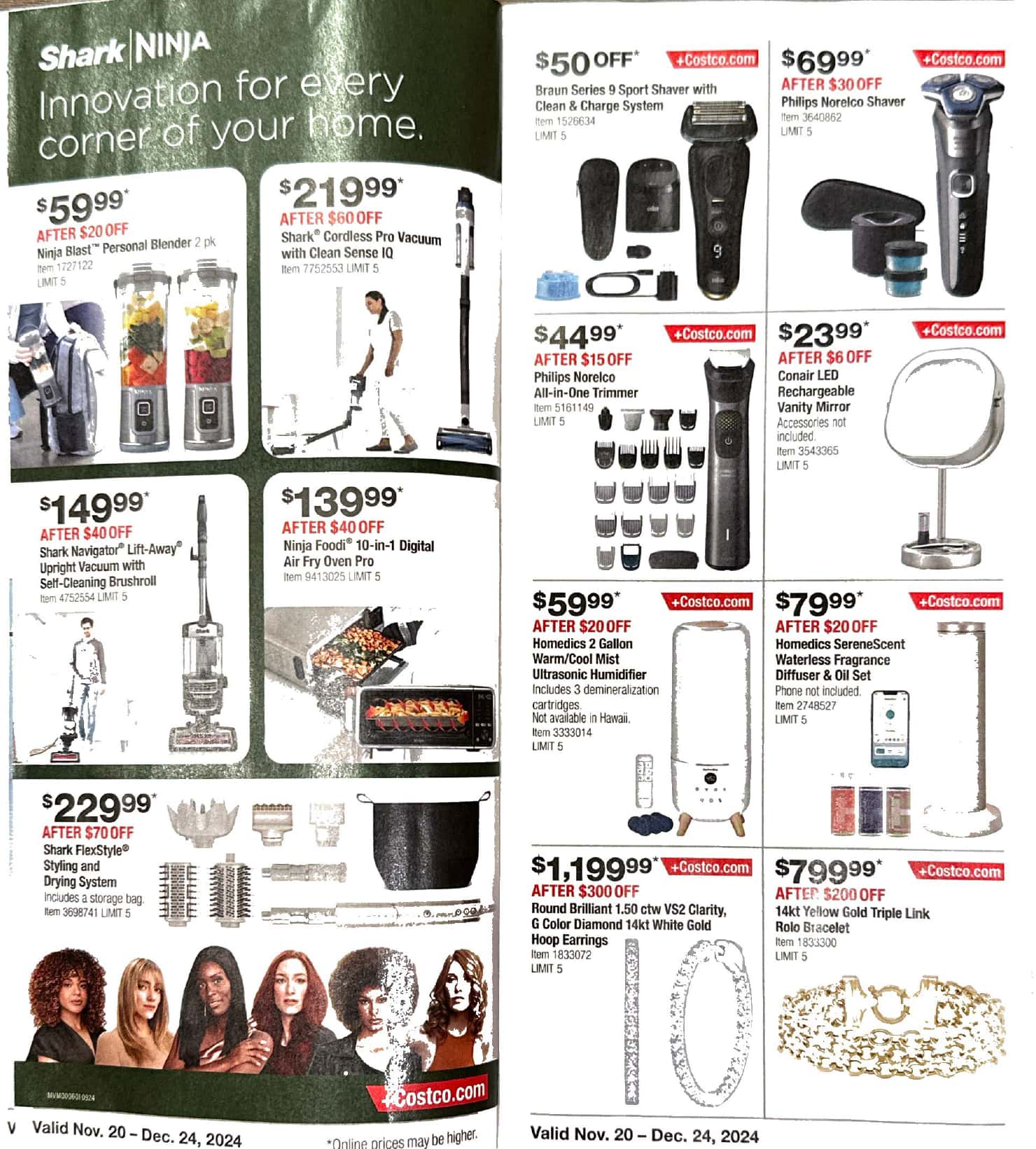 Costco Weekly Ad November 20 - December 24, 2024 Black Friday