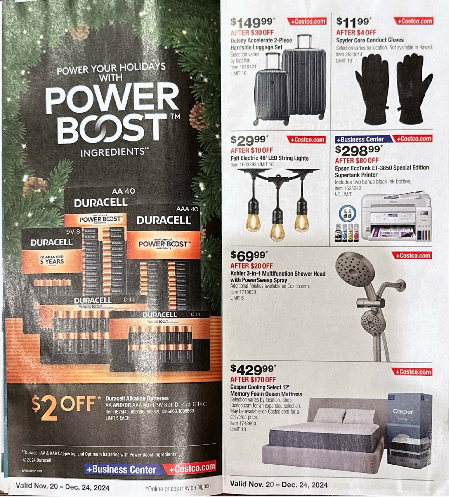 Costco Weekly Ad November 20 - December 24, 2024 Black Friday