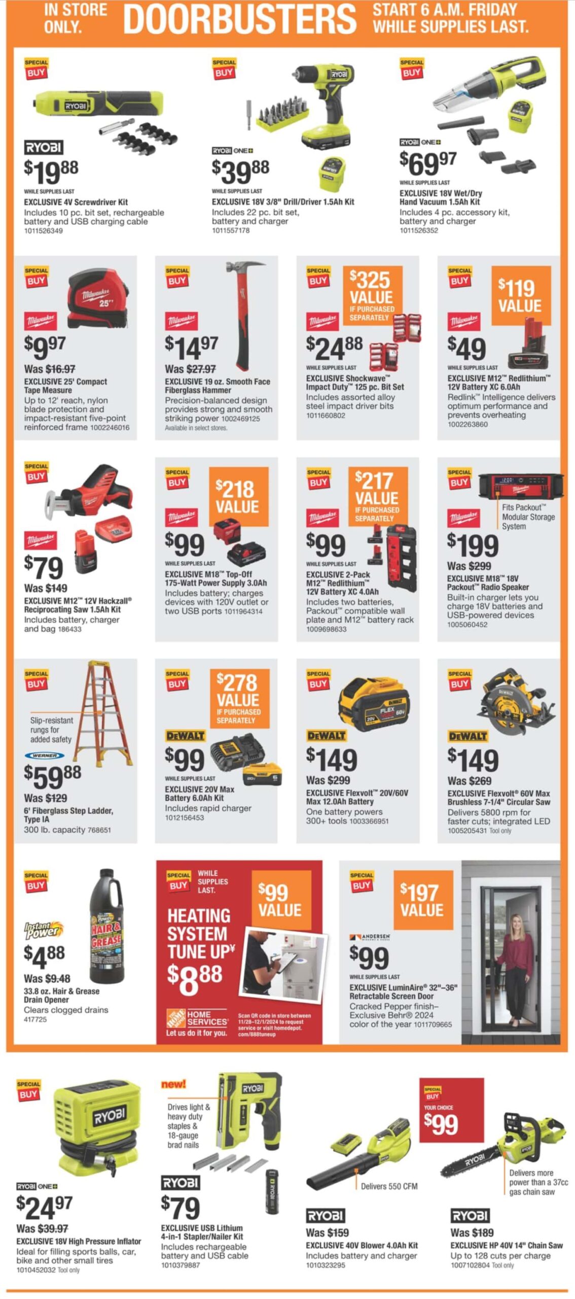 Home Depot Weekly Ad November 28 - December 4, 2024 Black Friday