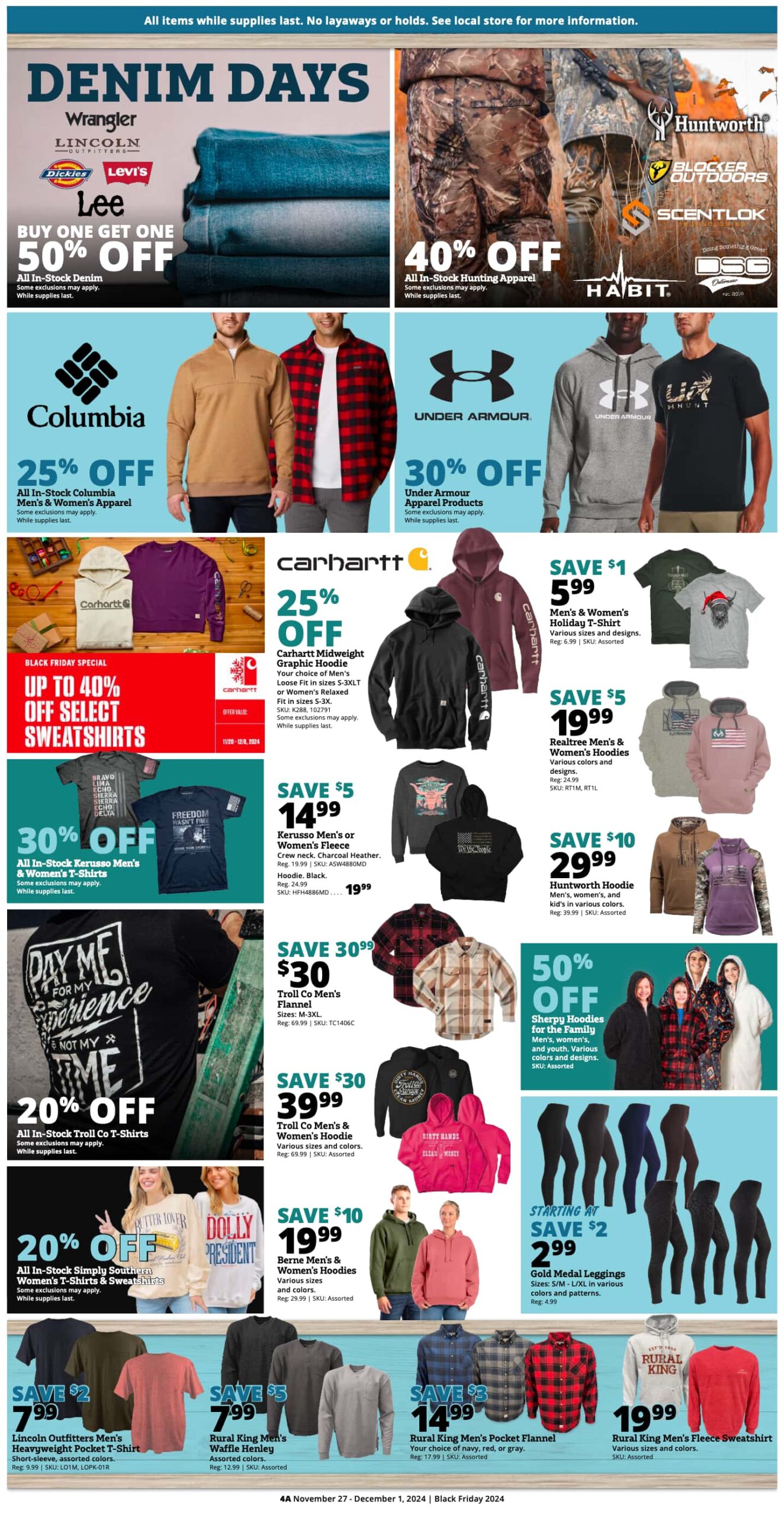 Rural King ad for this week Preview for November 27 - December 1, 2024 Black Friday