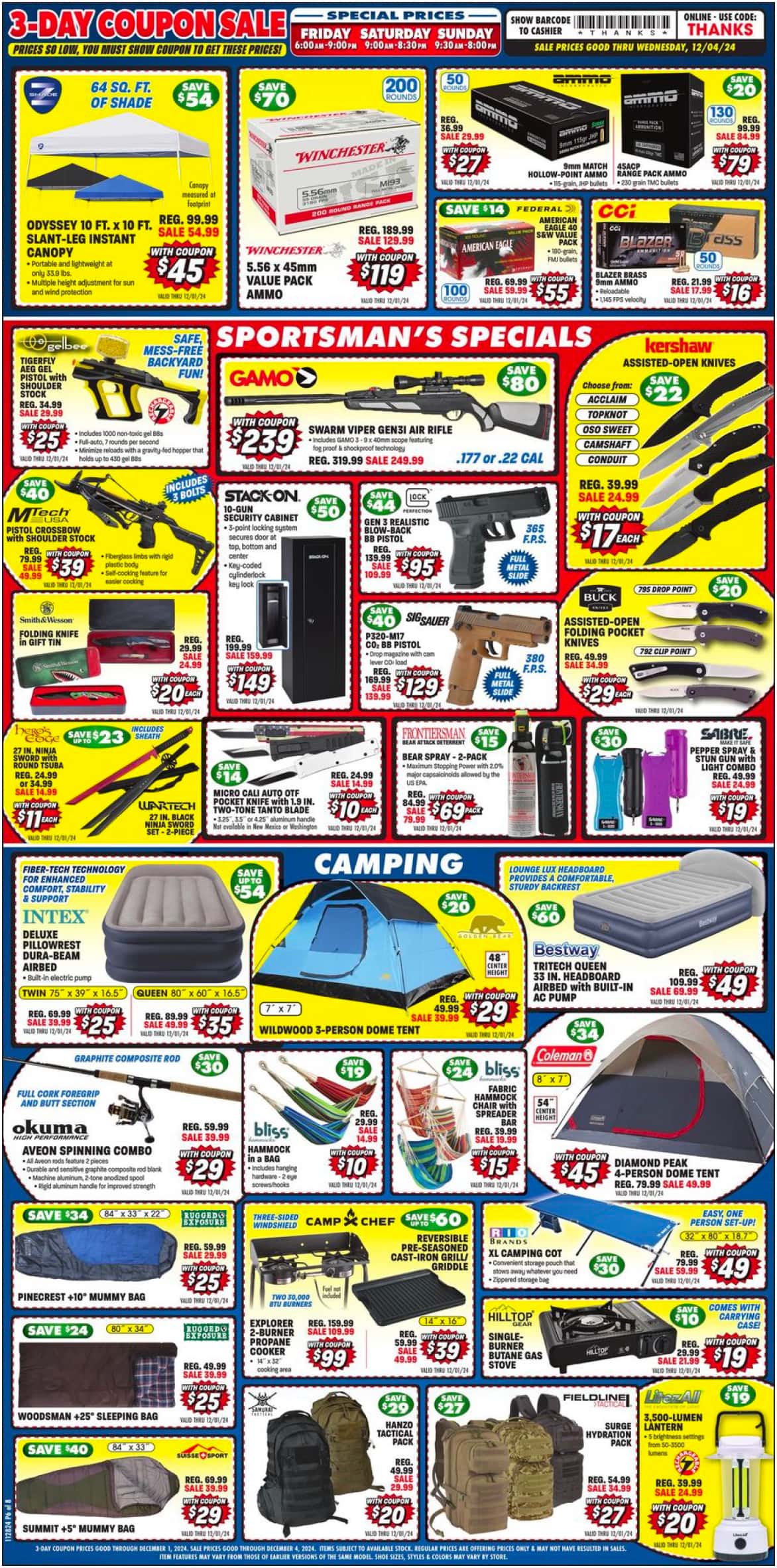 Big 5 Weekly Ad Preview for November 29 - December 1, 2024 Black Friday