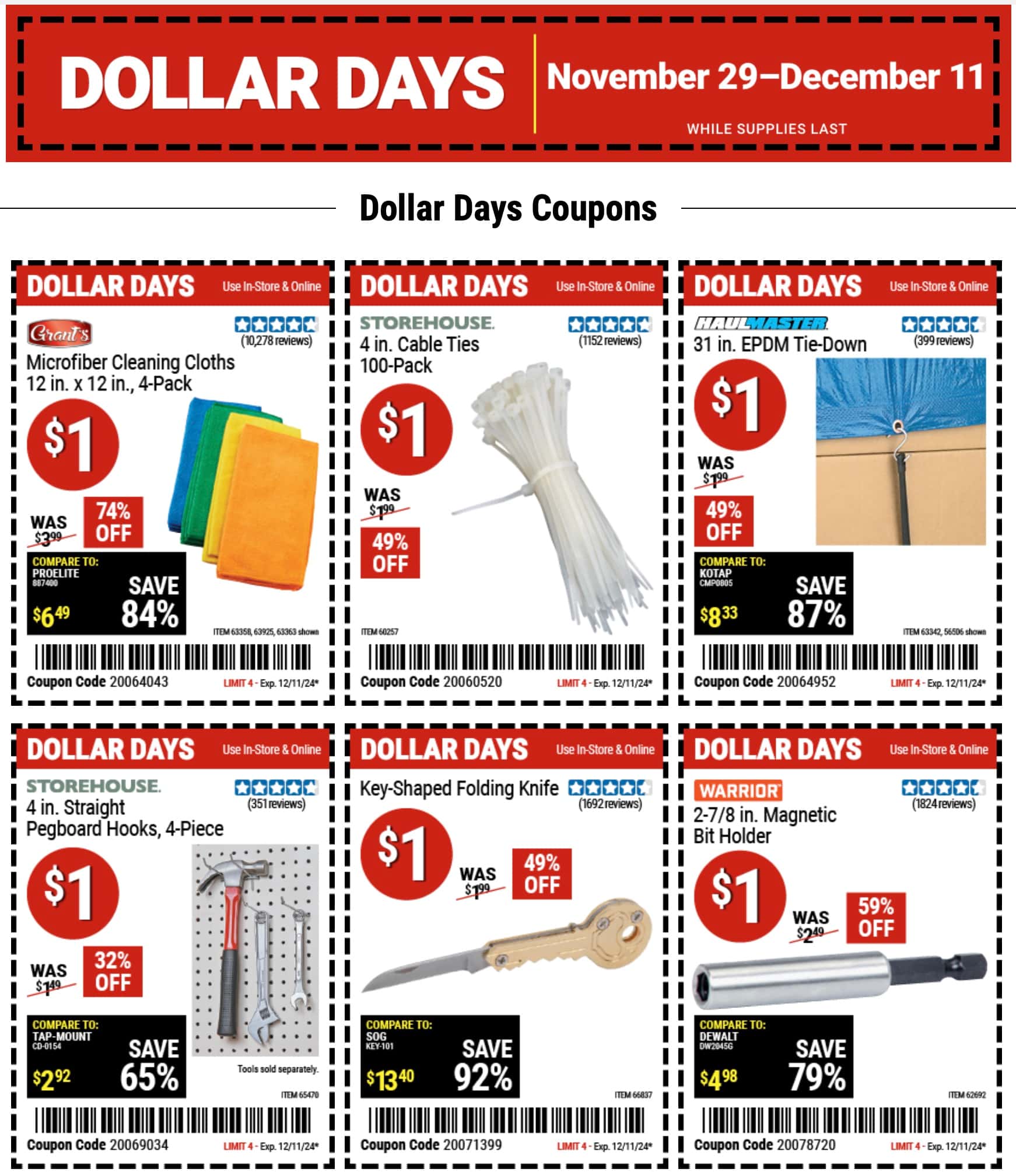 Harbor Freight Weekly Ad December 2 - 8, 2024