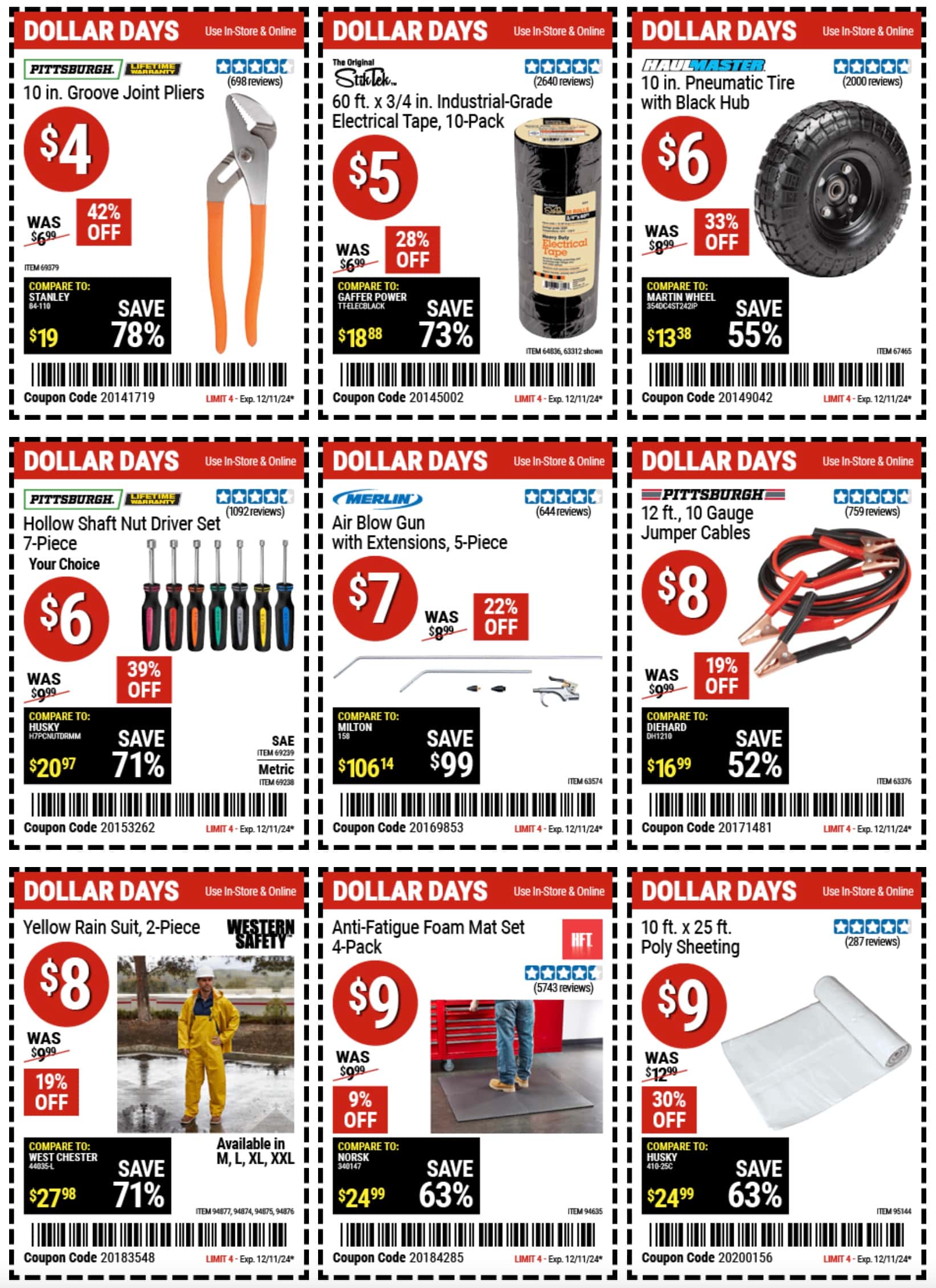 Harbor Freight Weekly Ad December 2 - 8, 2024