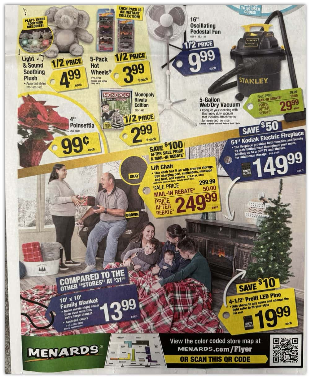 Menards Weekly Ad Preview for November 29 - December 1, 2024 Black Friday