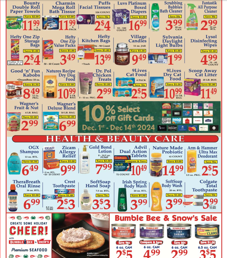 Market Basket Weekly Ad December 1 - 7, 2024 Black Friday Preview