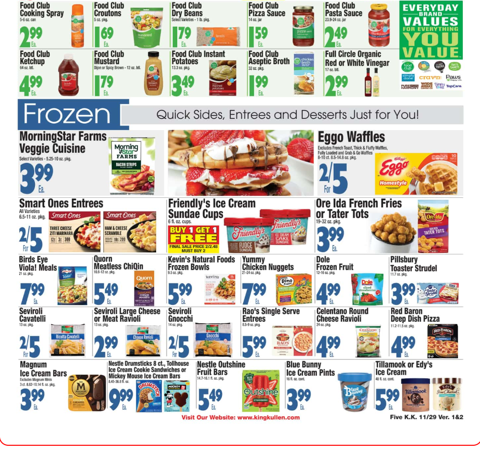 King Kullen Circular November 29 - December 5, 2024