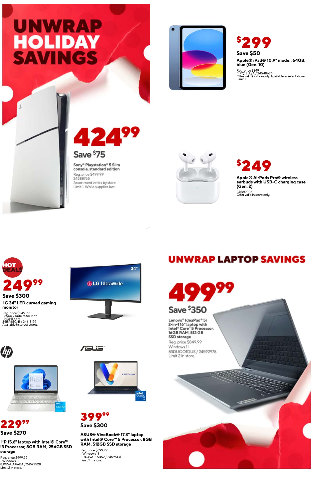 Staples Weekly Ad Preview for December 1 - 7, 2024 Black Friday