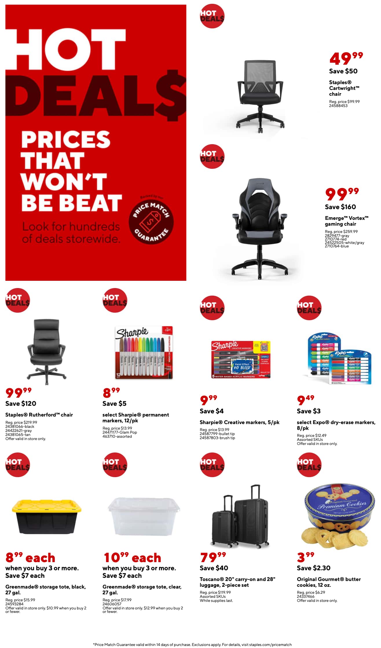 Staples Weekly Ad Preview for December 1 - 7, 2024 Black Friday