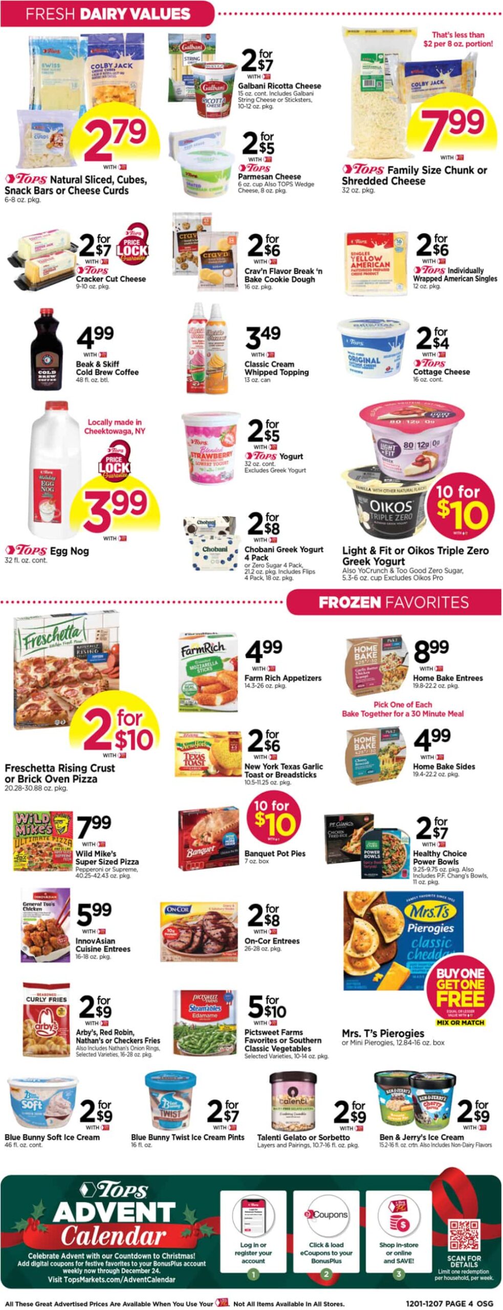 Tops Weekly Ad Preview for December 1 - 7, 2024