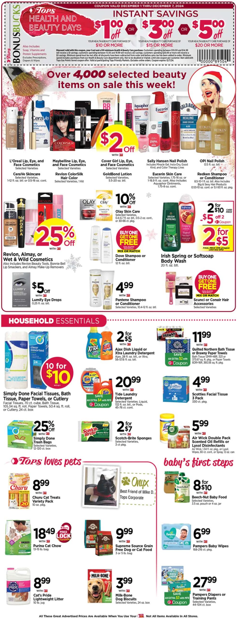 Tops Weekly Ad Preview for December 1 - 7, 2024