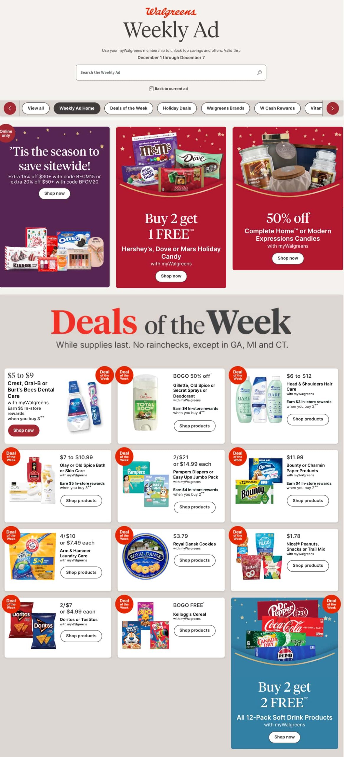 Walgreens Weekly Ad Preview December 1 - 7, 2024